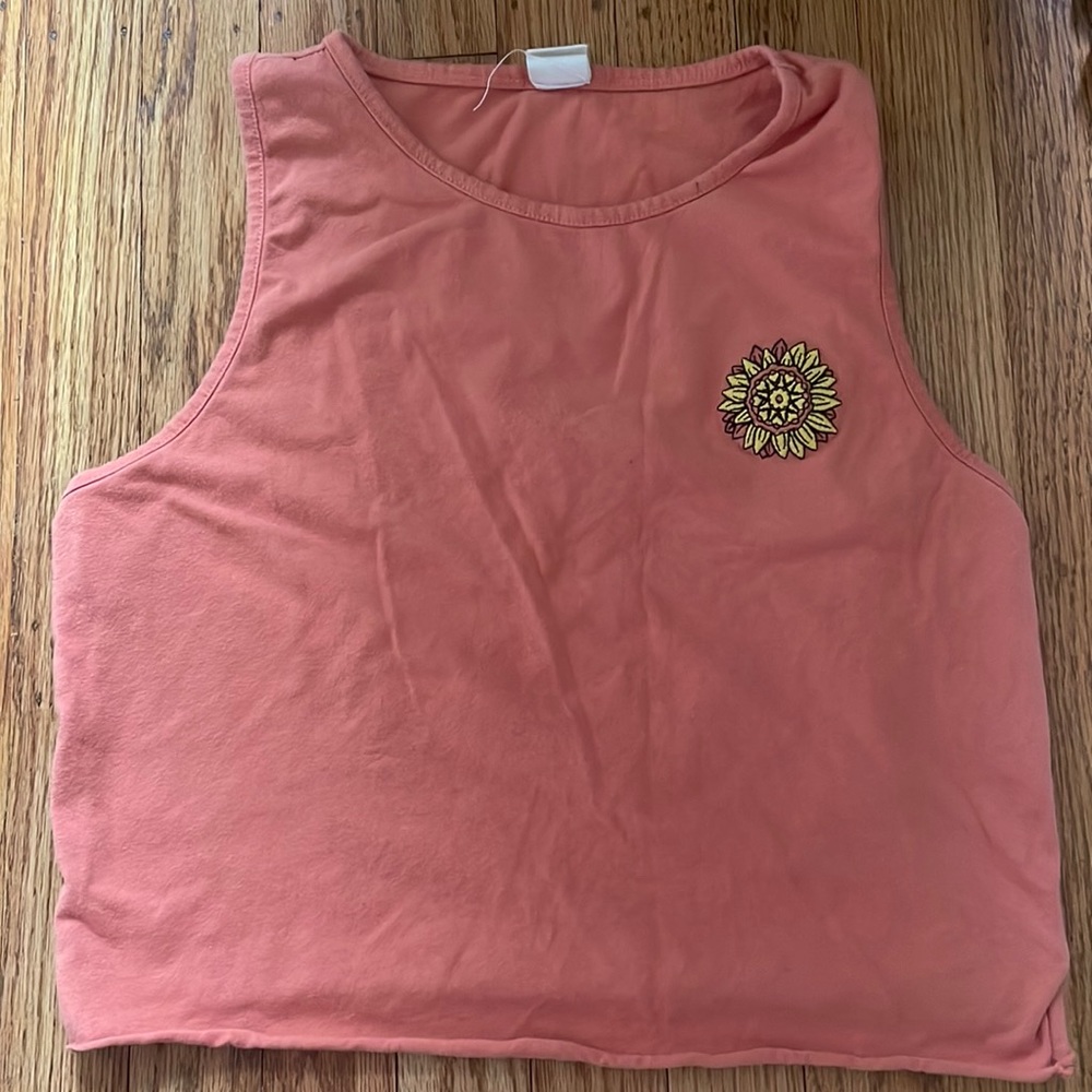 VibiN’ - Good vibes only cropped tank top